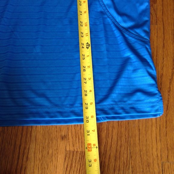 On Tour XL Royal Blue Golf Polo Shirt - Picture 6 of 6